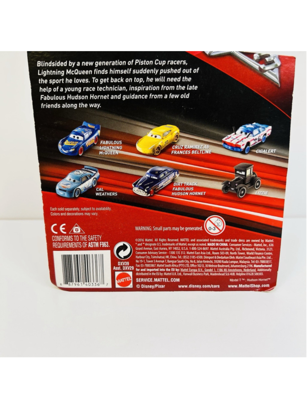 Disney Pixar Cars 3 Taco 1:55 Diecast Yellow Car 2016 Unopened Box - Picture 6 of 9